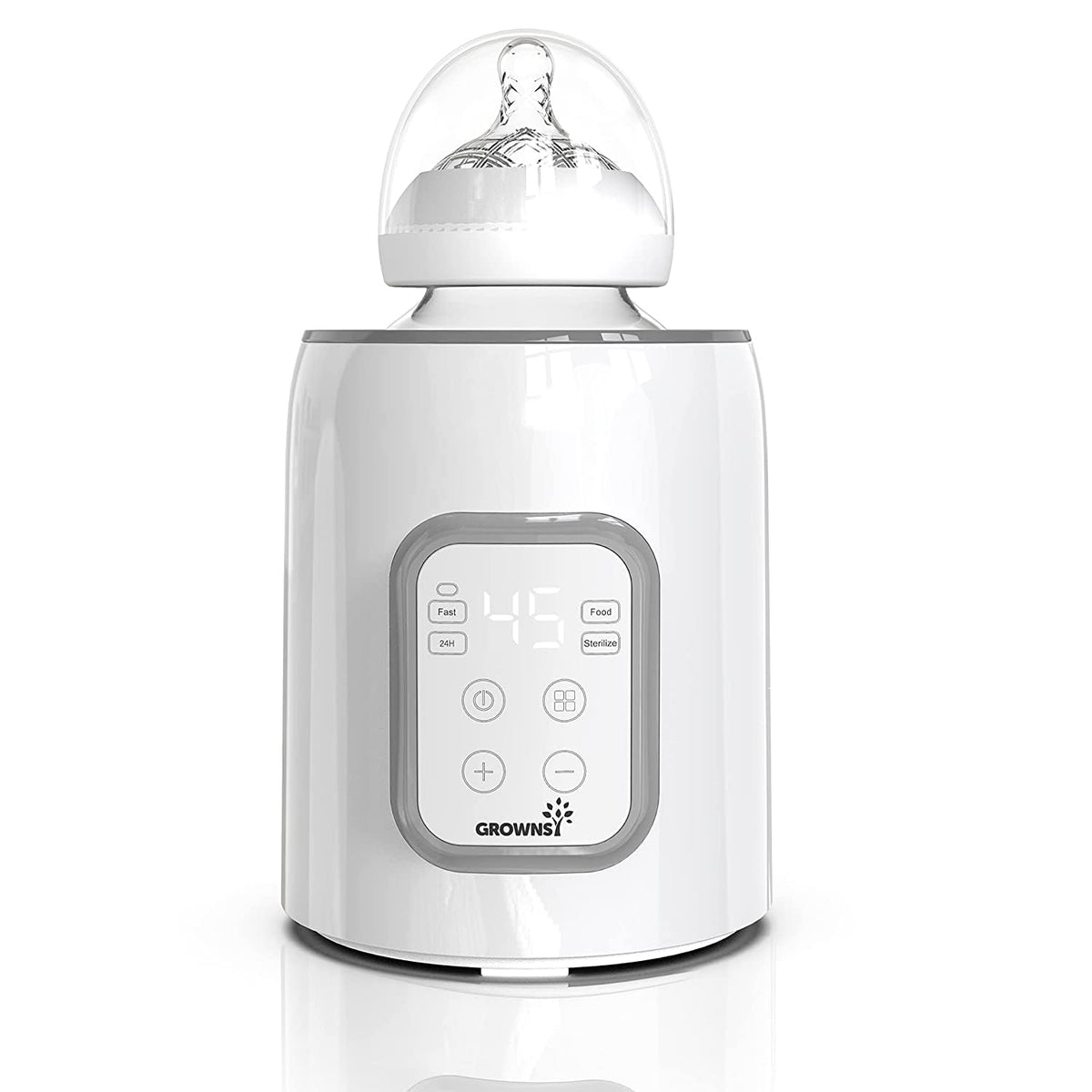QuickHeat 6-in-1 Baby Bottle Warmer in Grey